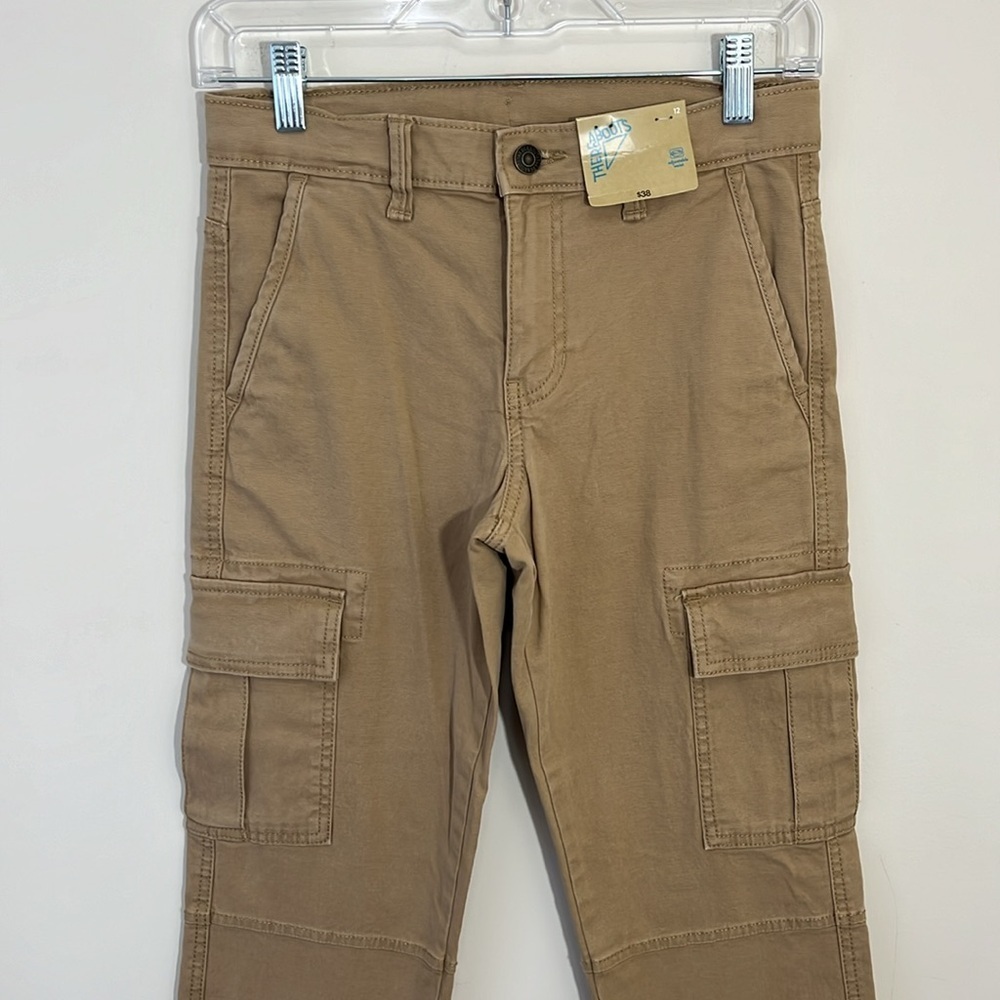 Thereabouts Boy’s Khaki Cargo Pants Size 12 - Picture 3 of 5